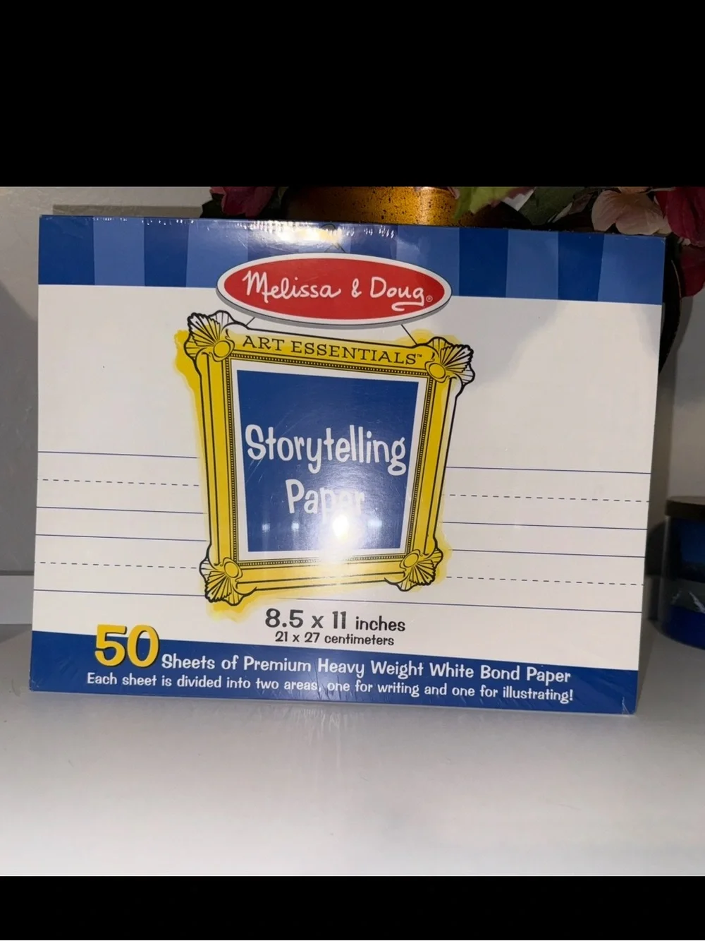 $5 Melissa & Doug White Storytelling Paper - 50 Sheets $5 WHEN BUNDLED WITH 3 OR